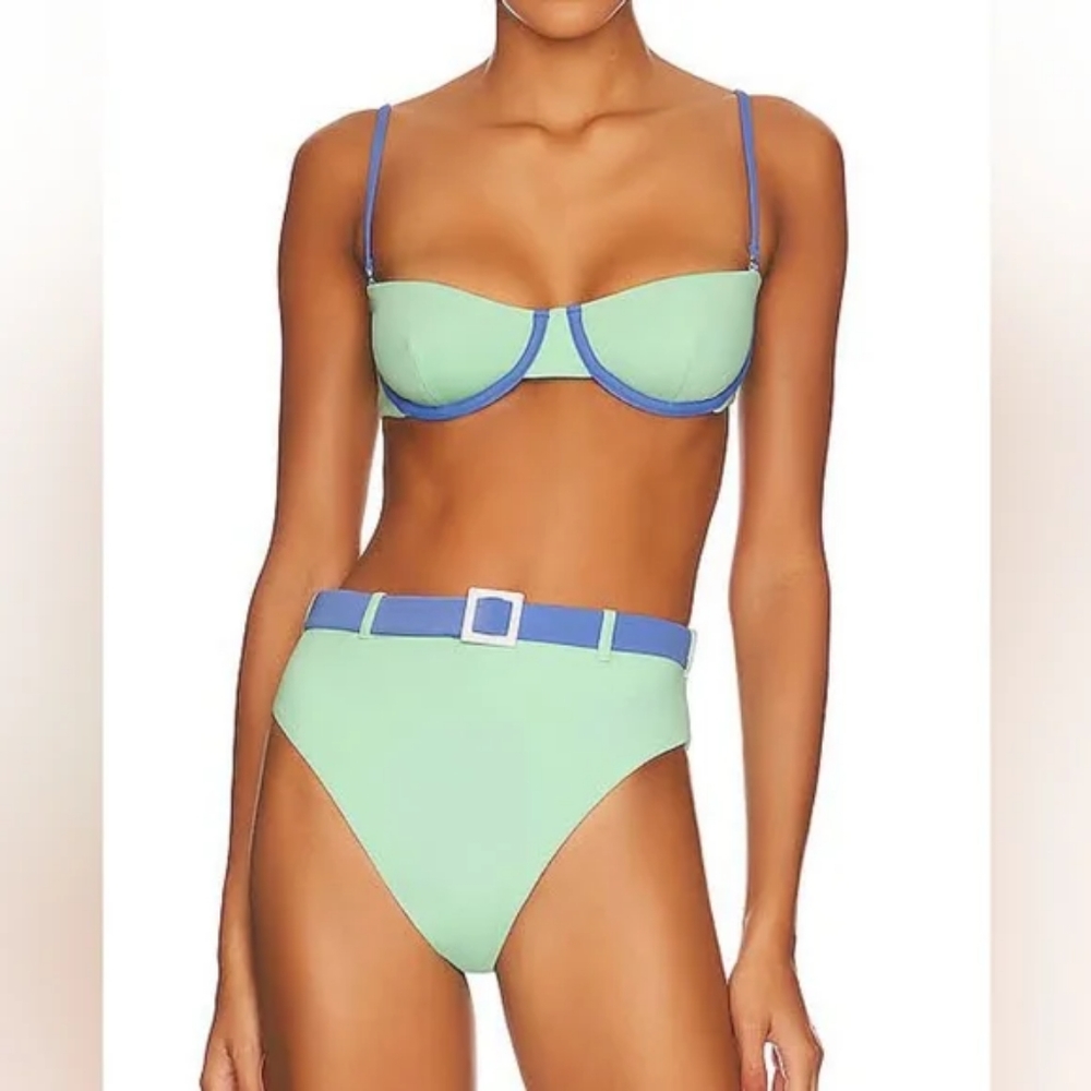 WeWoreWhat Balconette Top Emily Bottoms Bikini Set - Picture 3 of 5